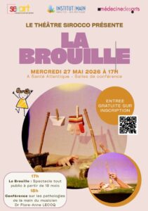 Affiche du spectacle de marionnettes à l'Institut de la main