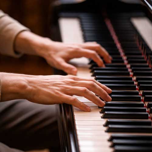 Photo illustrant une masterclass de piano physiologie du geste et posture pour enfants et adolescents